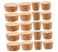 SHINEOFI 40pcs Natural Cork Bottle Stoppers with Tight Seal for Wine and Glass Bottles Airtight Cork Plugs for Beverage Preservation and DIY Home Decoration Multiple Included