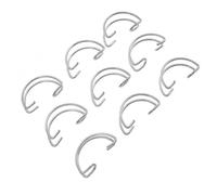 SHINEOFI 40Pcs Steel Wire Cage Door Hooks for Breeding Equipment Fixed Hooks for Rabbit Cages and Feeder Holders Compact Design and Improved Animal Living Environment