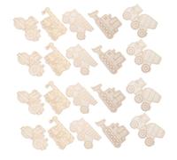 SHINEOFI 45pcs Blank Wooden Car Cutouts Sturdy Smooth Vehicle Shapes for DIY Painting Craft Projects Educational Handmade Wood Tags for Birthday Party and Shower Decorations
