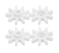 SHINEOFI 4pcs 9-tooth Plastic Gears for Candy Vending Machine, Pinball Gear Set, DIY Mechanical Parts Accessories for Coin Operated Candy and Machines