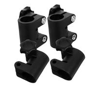 SHINEOFI 4pcs Adjustable Light Stand Mounting Adapters with Screw Lock and Clamping Knob 25mm to 22mm Telescope Rod Connectors for Photography Studios and Video Lighting Setups