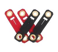 SHINEOFI 4pcs Adjustable Velvet Parrot Leg Rings with Quick Release Clasp Outdoor Bird Foot Chains for Parakeets and Pet Parrots Secure Safety Harness for Flying Training and Comfortable