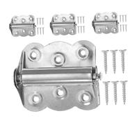 SHINEOFI 4pcs Automatic Door Closing Hinge for Fly Screen Door Insect Window Screen Heavy Duty Gate Hinges