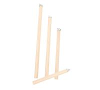 SHINEOFI 4pcs Bird Cage Sticks Wooden Perch Parrot Paw Grinding Stick for Parakeets Cage