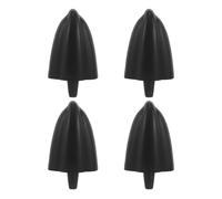 SHINEOFI 4pcs Black Abs Speaker Anti-vibration Pads with Isolation Spikes for Tower Speakers and Subwoofers, Providing Improved Audio Clarity and Optimized Elevation for Home Theatres Setup