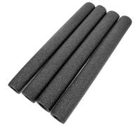 SHINEOFI 4pcs Black Pe Foam Pipe Insulation Tubing with Compression and Anticollision Features for Water and Radiator Protection Heat Preservation Covers