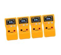 SHINEOFI 4pcs Capacitor Tester Auto Ranging Measuring Device Portable Testing Tool for Electronic Circuits High Precision Capacitor for Field Work Easy to Use Discharge