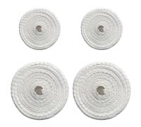 SHINEOFI 4Pcs Cotton Meat Packaging Netting Rope Set 1M 3M Ham Sausage Casing Net for Cooking Kitchen Meat Pork Thread Rope Suitable for Home Use