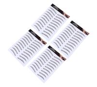 SHINEOFI 4pcs D Hair-like Eyebrow Stickers Brown Waterproof Reusable Water Transfer Paper Temporary Tattoos for Natural-looking Arch and Gentle Curve Brow Stickers