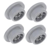 SHINEOFI 4Pcs Dishwasher Lower Rack Wheels Durable Plastic Dish Rack Roller Replacement for Dishwashers Compatible with Bosch Appliance Parts