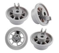 SHINEOFI 4pcs Dishwasher Wheels Lower Rack Replacement Compatible with Bosch Sturdy Dishwasher Parts Easy to Install