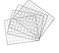 SHINEOFI 4PCS DIY Dog Crate Divider Panels 35x45cm Iron Mesh Fence Sheets Multipurpose Pet Cage Accessories for Puppy and Rabbit Isolation Indoor Outdoor Use