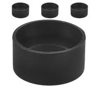 SHINEOFI 4pcs Eyepiece Cover for Lab Microscope Soft Ergonomic Stereo Microscope Eye Shields Dust and Scratch Protection Accessories Black Replacement Guards for Binocular Telescopes