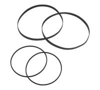 SHINEOFI 4pcs Flat Rubber Record Player Belt Replacement Cassette Player Turntables Drive Belts Compatible for Pioneer Phonograph Tape Deck Repair Record Turntable