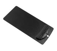 SHINEOFI 4pcs Foldable Plastic Menu Clipboards with Large Capacity and Easy to Clean Design, Lightweight Black Clip Board Note Pads for Casual Settings and Restaurants