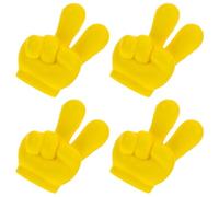 SHINEOFI 4pcs Funny Finger Shaped Car Antenna Toppers Lightweight Decorative Eva Material for Car Antenna Suitable for Social Photos and Parking Lot Identification