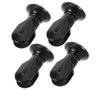SHINEOFI 4pcs Heavy Duty Stainless Steel Bathroom Stall Hardware Support Legs for Public Restroom Partitions Sanitary Design with Easy Clean Surface Stable Brackets for Enhanced Privacy and