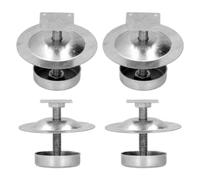 SHINEOFI 4pcs Iron Beehive Feet Stand for Beekeepers with Screw Fixed Design and Easy Installation Sturdy Metal Beehive Base Suitable for Outdoor Use to Protect against Ants and Moisture
