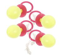 SHINEOFI 4pcs Large Fake Pacifier Giant Jumbo Pacifier for Halloween Adult Cosplay Costume Funny Adult for Party Decorations and Cosplay Costume Supply