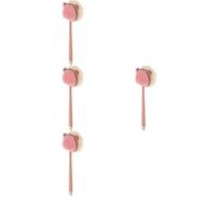 SHINEOFI 4pcs Long Handle Dual Sided Shower Brush Soft Silicone Body Scrubber for Exfoliating Cleansing Back Scrubber for Family Use Gentle Bath Brush for Sensitive Skin Promotes