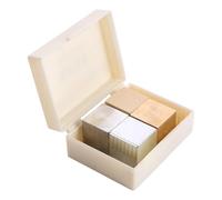 SHINEOFI 4pcs Metal Density Cubes with Aluminum Copper Iron Blocks for Physics Experiments Educational Science Equipment for Classroom Learning and Scientific Investigation
