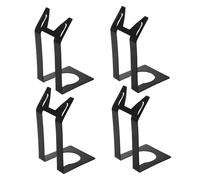 SHINEOFI 4pcs Metal Price Sign Clamps for Supermarket Retail Display Upright Label Holders with Stable Structure for Food Tags Organized Advertising and Information Visibility
