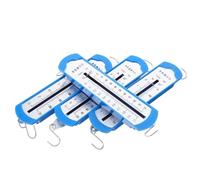 SHINEOFI 4pcs Multi-range Spring Scales Teaching Aid with Clear Scale Display Plastic and Iron Construction Force for Classroom Physics Experiments and Experiment-based Learning