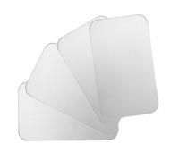 SHINEOFI 4pcs Pet Cooling Pads Aluminium Ice Bed for Rabbits Hamsters Bunny Chinchilla Reusable Cooling Mats to Reduce Body Temperature Quickly Summer Heat Relief