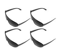 SHINEOFI 4pcs Pinhole Corrective Glasses for Eye Improvement with Trainer Pin Hole Spectacles Technology, Lightweight Plastic Frame, Reduce Eye Strain and Provide Longterm Comfort