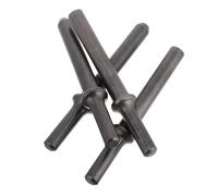 SHINEOFI 4pcs Pneumatic Air Hammer Bit Set for Automotive Riveting and Drilling Air Hammer Bit Smoothing Accessory Kit with Sturdy Steel Construction Suitable for Pneumatic Tools