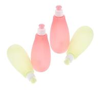 SHINEOFI 4pcs Portable Bottom Washing Bottle 350ml Pp Material Newborn Hygiene Tool for Diaper Changes the Go Use Easy to Clean and Reuse Care Sprayer