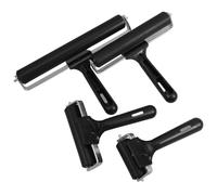 SHINEOFI 4pcs Printmaking Roller Durable Craft Rollers for Ink Painting Stamping Versatile Tool for Artists Robust Construction Wide Ink Compatibility