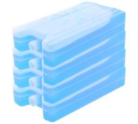 SHINEOFI 4pcs Reusable 400ml Ice Packs for Cooler with Rapid Cooling Effect, Portable Plastic and High-density Resin Ice Box for Outdoor Picnic and Lunch Box Food Preservation