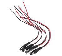 SHINEOFI 4pcs Sae Quick Disconnect Wire Connector Cable Solar Panel Extension Cord for Battery Charging Tractor Automotive Use High Temperature Resistant