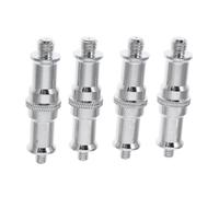 SHINEOFI 4pcs Screw Adapter Stainless Steel Camera Mount Converter Easy to Install Light Stand Adapter for Vlogging and Photography