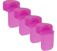 SHINEOFI 4pcs Silicone Clarinet Thumb Rest Cushion Soft Support Pad to Sore Thumbs Comfortable Instrument Accessory for Playing Clarinet while Standing or Walking