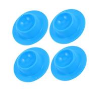 SHINEOFI 4pcs Silicone Egg Holder Stand Tray Egg Cup Storage Rack for Counter Boil