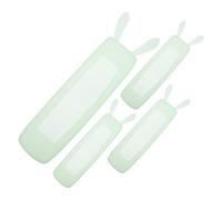 SHINEOFI 4pcs Silicone Remote Controller Covers with Glow in The Dark Feature, Dust Protection and Shock-resistant for Air Conditioner and Tv Remotes, Suitable for Living Room and Office