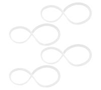 SHINEOFI 4pcs Silicone Sealing Rings for Lunch Box Bento High Elasticity Airtight Food Storage Gasket 13cm Outer Diameter Replacement Seal for Food Containers and Jars
