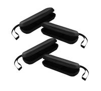 SHINEOFI 4pcs Small Headphone Storage Bag EVA Cable Organizer Case Portable Earphone Carrying Pouch Water-resistant Multi-compartment for Travel Outdoor Daily Use