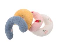 SHINEOFI 4pcs Soft Fluffy Cat Sleeping Pillow U-shaped Cat Neck Pillow for Pet Cervical Protection Calming Toy Cushion Toy Random Color Random Style