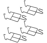 SHINEOFI 4pcs Tea Cup Saucer Display Stand Snack Rack Display Stand Tea Cup Holder Iron Black for Antique Dishes and Picture Frames Bookstore Wedding