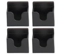 SHINEOFI 4pcs Walkie-talkie Bracket Hook Self-adhesive Cb Microphone Wall Mount Bracket for Handheld Radio Mic Holder Wall Mount for Interphone Storage