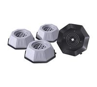 SHINEOFI 4pcs Washing Machine Sliders Protective Mat High Load-bearing Skid-resistant Furniture Floor Pad