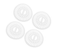 SHINEOFI 4pcs Washing Machine Spinner Caps, Plastic Replacement Press Caps for Twin Tub Washer, 24cm, Sturdy Laundry Accessory for Washing and Spinning Efficiency