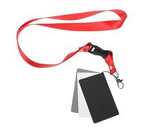 SHINEOFI 4pcs White Balance Grey Cards Photography Exposure Reference Set Waterproof Portable Mid Grey Board for Camera Calibration and Photo Shooting