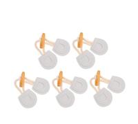 SHINEOFI 5 Pairs Horn Toggle Buttons Sew Closures for Down Jackets Heavy Winter Coats Adjustable Fit Vintage Style Sewing Accessories for Knitwear Windbreakers Padded Jackets