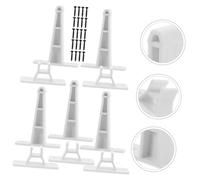 SHINEOFI 5 Sets Plastic Camper Door Holder Buckles Strong Fixing Force Rv Door Lock Retainers Easy Installation Versatile for Motorhome Security