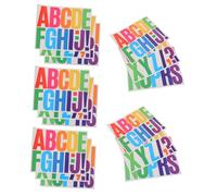 SHINEOFI 5 Sets Self Adhesive Alphabet Stickers Capital Letters for Bulletin Boards Classroom Posters Home Wall Decor Durable Weatherproof Decals