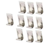 SHINEOFI 50 Pcs Metal Spring Turn Clips Picture Frame Hanging Hooks Photo Frame Back Plate Buckles and Canvases Durable Reusable Photo Clips with Smooth Surface and Uniform Force Also